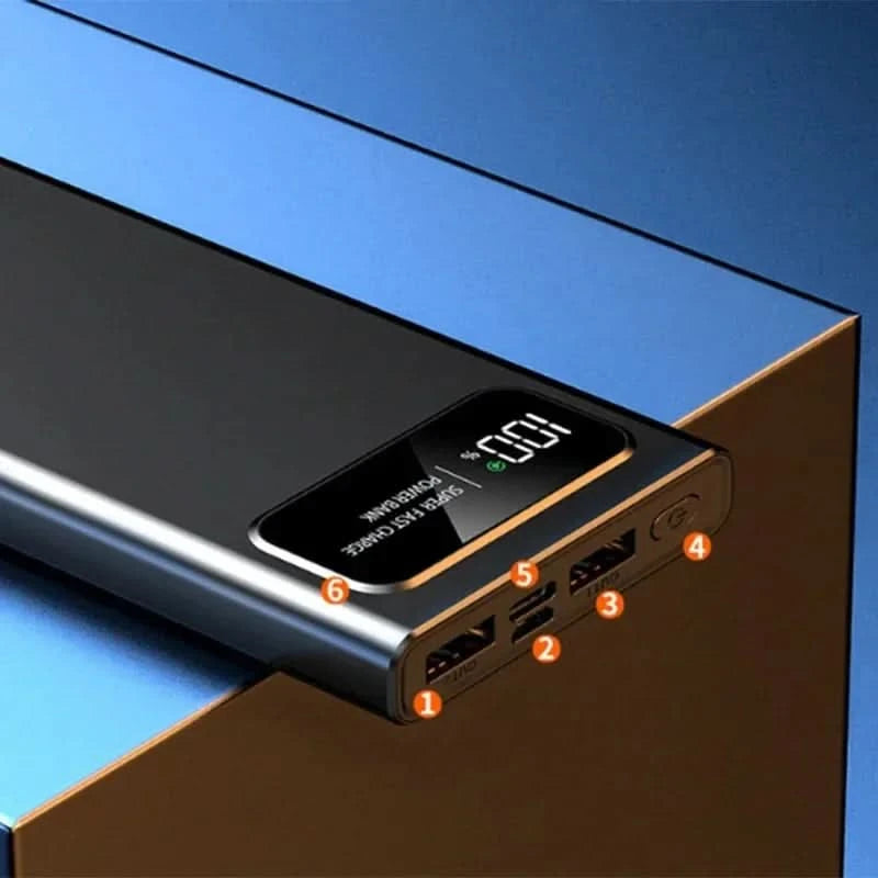 Xiaomi Fast Charging Power Bank 200000mAh Ultra Large Capacity Powerbank 120W Super Charge Portable External Battery LED Display - M & M Global