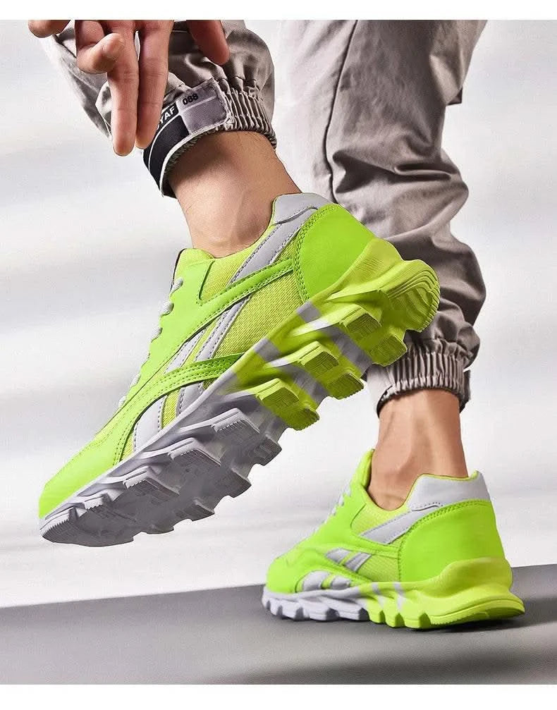 Brand Trend Size 46 47 48 Men's Wear-resistant Cushioning Thick-soled Fitness Sneakers Outdoor Breathable Running Shoes for Men - M & M Global