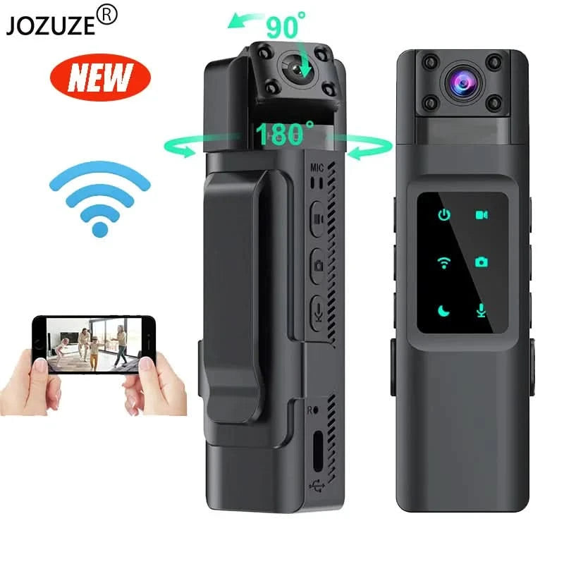JOZUZE NEW WIth Wifi Hotspot Mini Camera 1080P Portable Digital Video Recorder Body Camera Night Vision DVR Miniature Camcorder - M & M Global