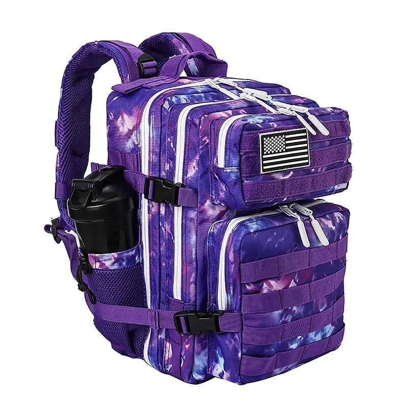 LHI 45L/35L/25L Tactical Backpack for Men and Women Waterproof Athlete Gym Outdoor Bag Travel Hiking Rucksack with Bottle Holder - M & M Global