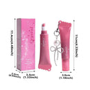 New Hydrating Mirror Lip Gloss Moisturizing Shiny Lipstick with Bow Keychain Lip Makeup Beauty Cosmetics