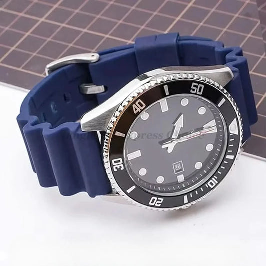 Silicone Watch Band 20mm 22mm For Rolex SUBMARINER Waterproof Diving Bracelet For Citizen For Seiko SKX007 SRP777J1 Sports Strap - M & M Global