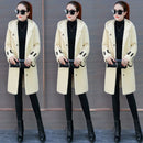 Ladies Lamb Velvet Jacket Autumn Winter Style Versatile Medium Length Spring Fashionable Windbreaker New Women's Clothing