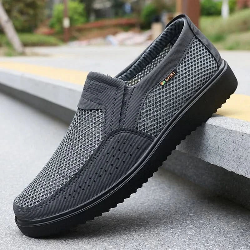 Lightweight low-top walking sneakers for outdoor, fishing, park and sports Rubber sole Breathable loafers for men - M & M Global