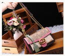 Light luxury women's bag 2025 new high-end color contrast single shoulder underarm bag designer fashionable crossbody small squa - M & M Global