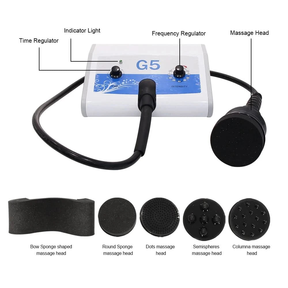 G5 Vibrating Body Slimming Machine High Frequency Cellulite Reduce Shaping Massager Weight Loss Massager Beauty Device - M & M Global