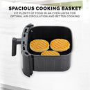 7 Quart Touchscreen Air Fryer with Window, Black (FT 52324 BK) - M & M Global