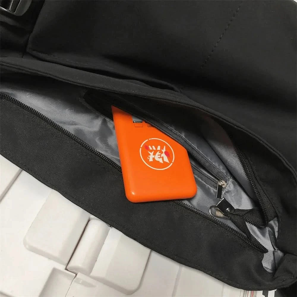 Unisex Nylon Fabric Messenger Bags Multi Pockets Large Capacity Shoulder Shopper Tote Bag Student School Satchels Female Handbag - M & M Global