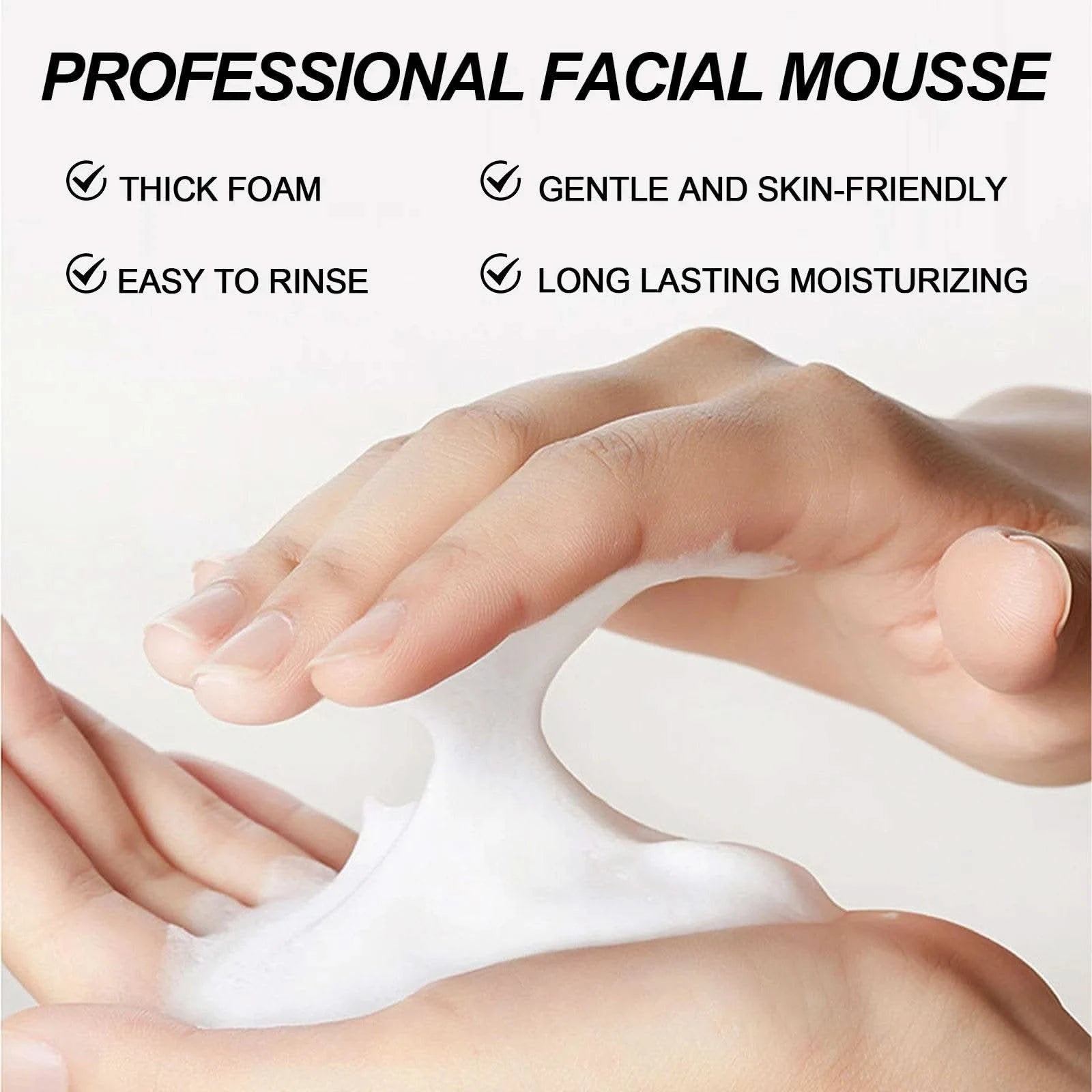 EELHOE 5 in 1 Face Serum for Glowing Skin Firming Micro Face Cream Anti Wrinkle Shrink Pores Cleansing Mousse Facial Skin Care - M & M Global