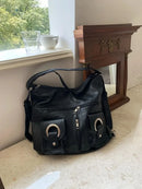 Vintage Women's Bag Leather Multifunctional Shoulder Bag Fashion Ladies Backpack Waterproof Wearable Square Backpacks - M & M Global