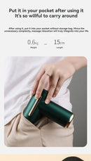 Mini USB Massage Gun – Portable Fascia Relaxer for Neck, Shoulders, and Back, Quiet Muscle Relief for Home and Travel