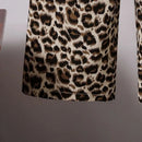 Children Clothing Sets Beige Bow Printed T-shirt & Striped Leopard Pants Trendy Girls Outfit Summer Clothing Sets 8-12 Kids Suit - M & M Global