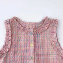Pink Girl's Summer Two-piece Set with Single Breasted Sleeveless Top and Casual Pants, New Children's Sets Kids Clothes - M & M Global