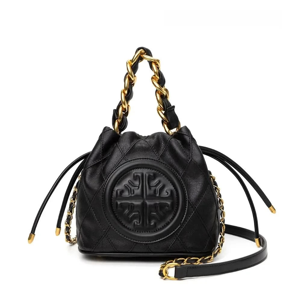 2024 New Luxury Lightweight Women's Handbag Niche Design Chain Crossbody Bucket Bag Fashionable Shoulder Bag - M & M Global