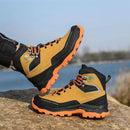 Safety Shoes Men Boots High Top Work Sneaker Steel Toe Industrial Shoe Anti-smash Puncture-Proof Work Boots Indestructible Shoes
