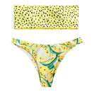 Bikinis Sets Swimsuit For Women Print Tube Up Two Pieces Bikini Push-Up Swimwear Beachwear For WomenFeminine Bikinis - M & M Global