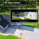 BESDER 6K 12MP Wifi Camera PTZ Dual Screen 8X Digital Zoom AI Auto Tracking Outdoor 8MP CCTV IP Camera Security Protection iCSee - M & M Global