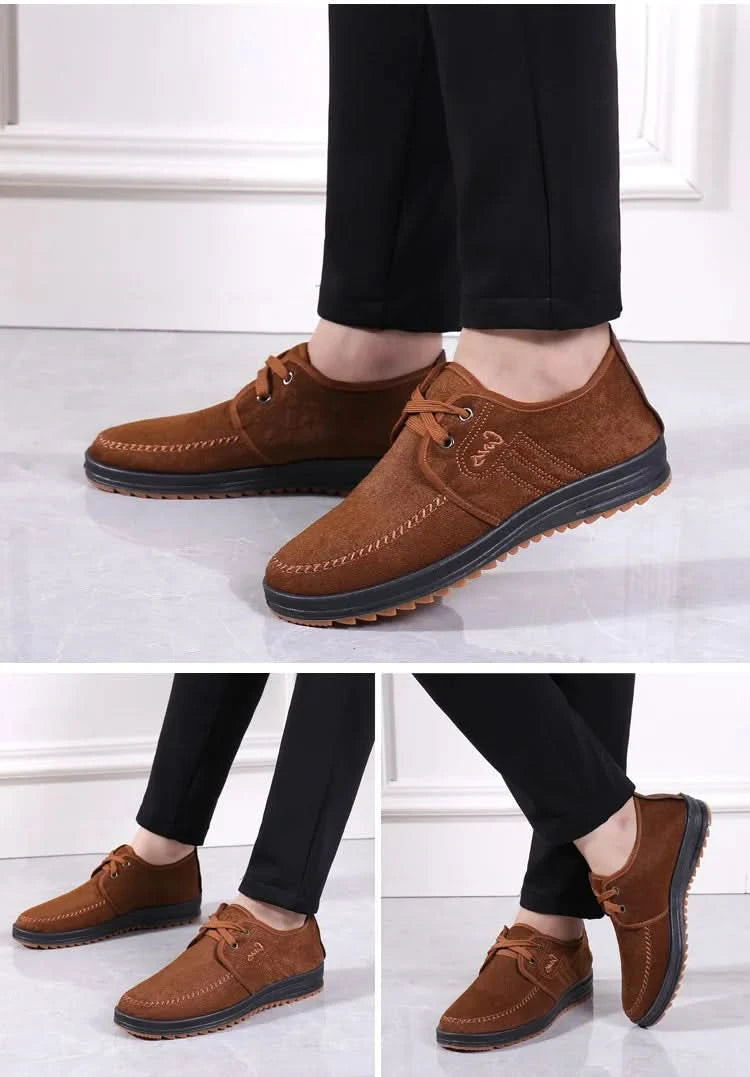 Men Casual Shoes Breathable Loafers Sneakers 2023 New Fashion Comfortable Flat Handmade Retro Leisure Loafers Shoes Men Shoes - M & M Global