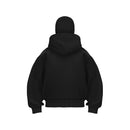 Men and women Balaclava Y2kGothic Harajuku winter new item double hooded sweatshirt men's hooded mask zipper sportswear