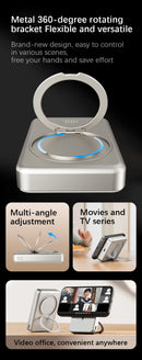 Slim Mini Wireless Magnetic Power Bank Fast Charger Stand Portable External Battery For iPhone Samsung  for MagSage Powerbank