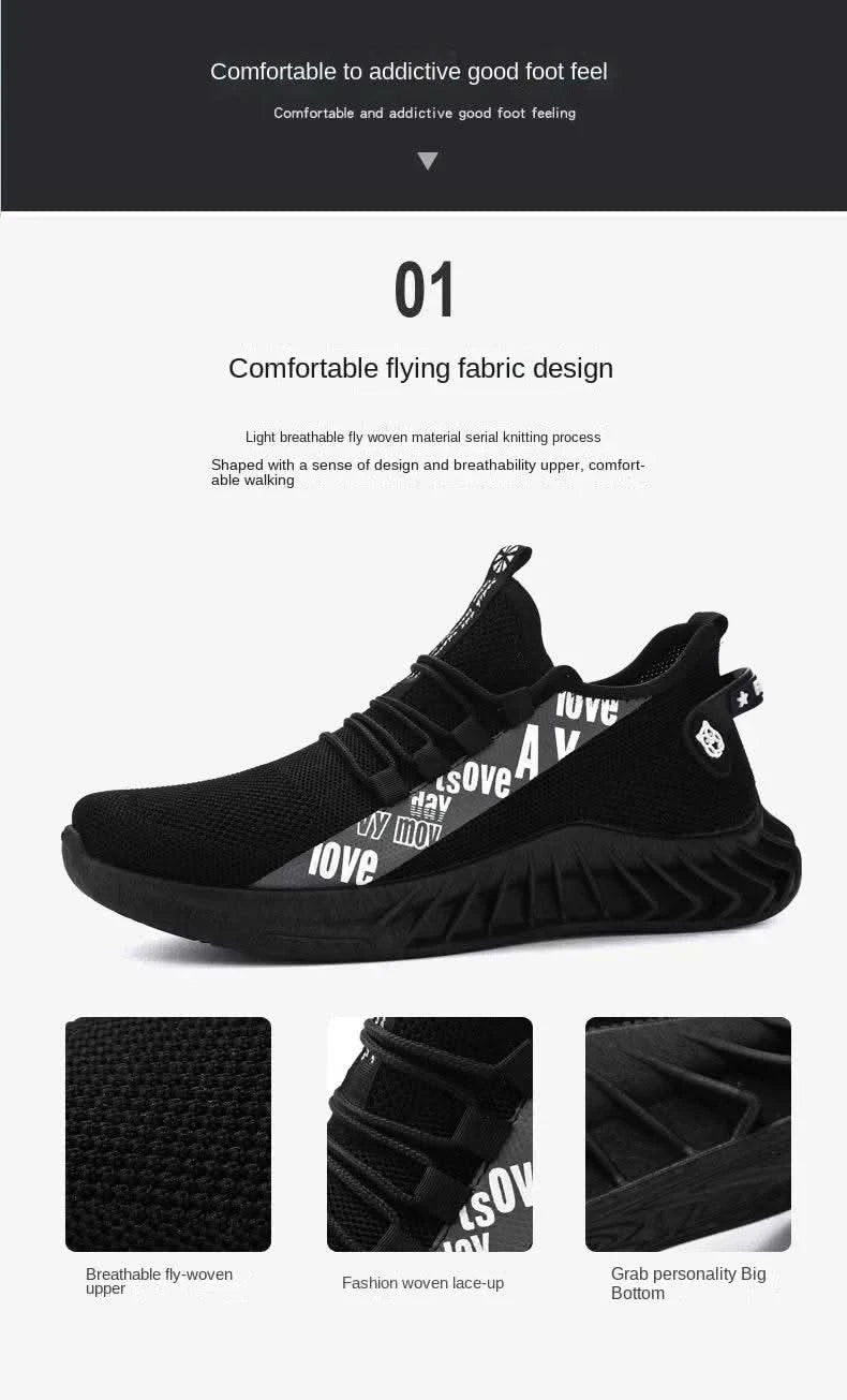 2025 Lightweight Men's Running Shoes - Breathable Gym Sneakers for Teens, All-Purpose Training & Walking Shoes with Mesh Comfort - M & M Global