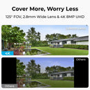 Reolink 8MP UHD IK10 Vandal-Proof PoE Security Camera 4K Outdoor IP Camera 125° Wide Angle IP67 Waterproof Surveillance Cameras
