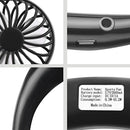 USB Charging Lazy Neck Fan Rechargeable Practical Wearable Sports Fan Convenient Outdoor Indoor Portable Fan - M & M Global