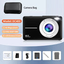 HD 1080P 2.4 inch digital Camera Rechargeable Cameras with 16x Zoom Compact Camera 44MP Cameras for kids Beginner Camera - M & M Global