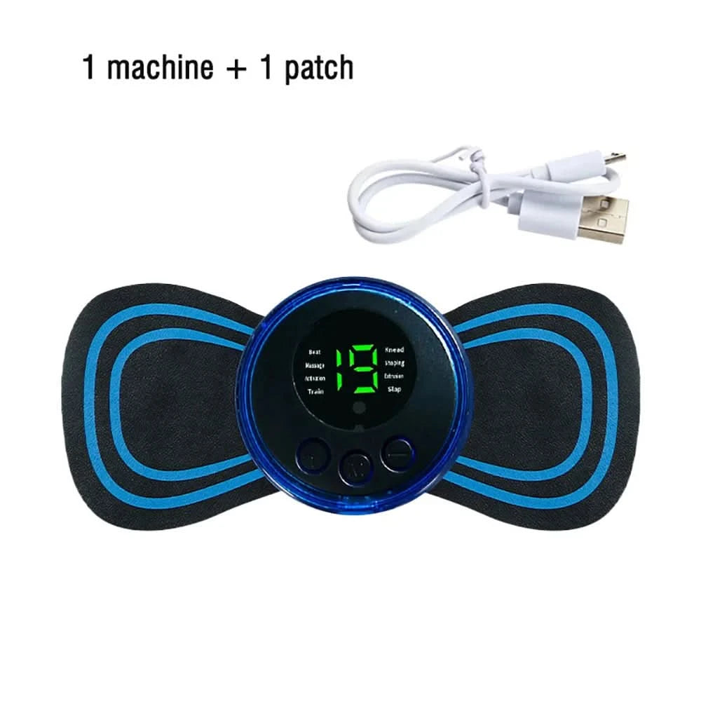 Multi functional intelligent mini massage stick portable neck massager shoulder and neck massage stick USB charging model - M & M Global