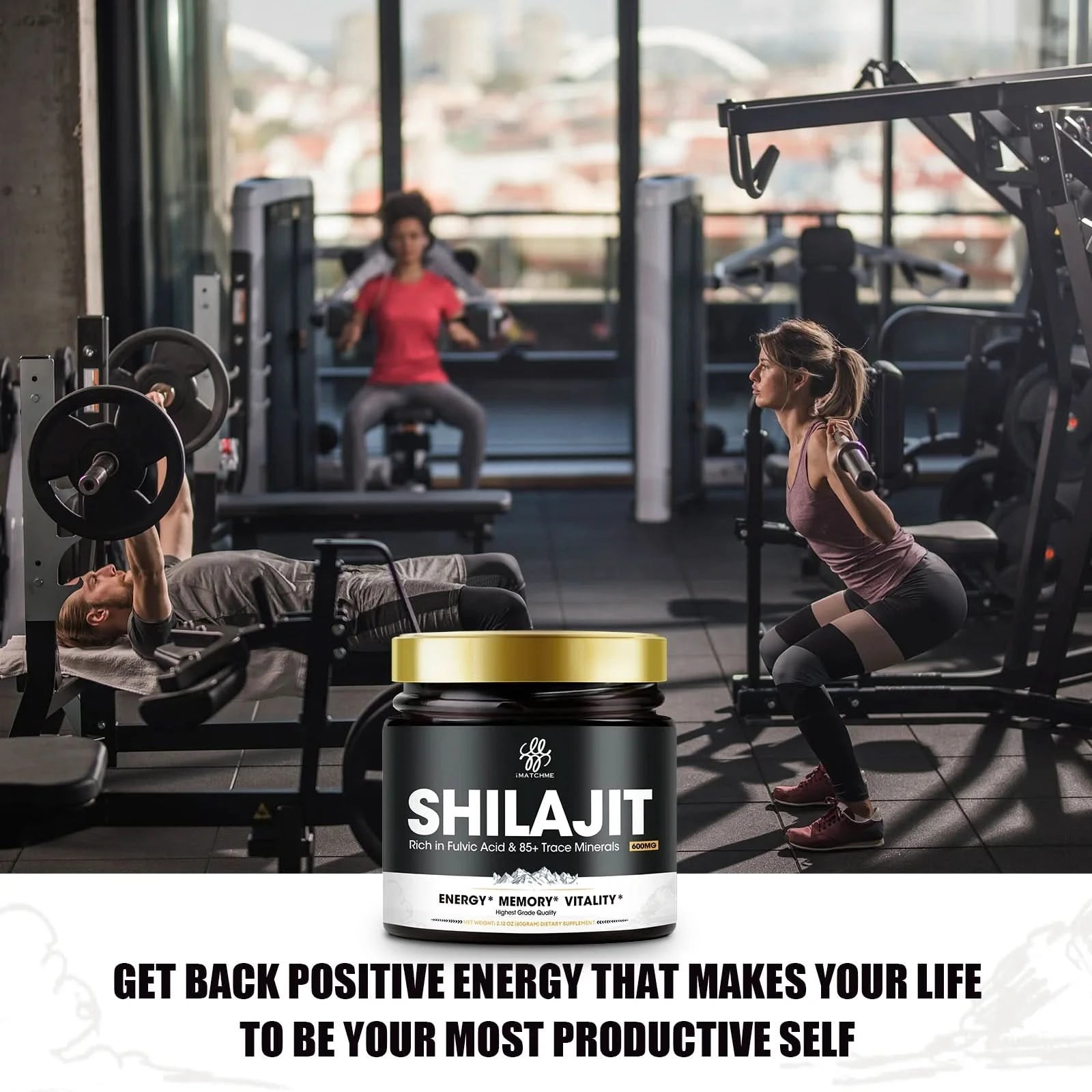 Pure Shilajit Supplement for Men & Women –85+ Trace Minerals & Fulvic Acid - Energy, Brain, Immunity – Himalaya Shilajit Resin - M & M Global