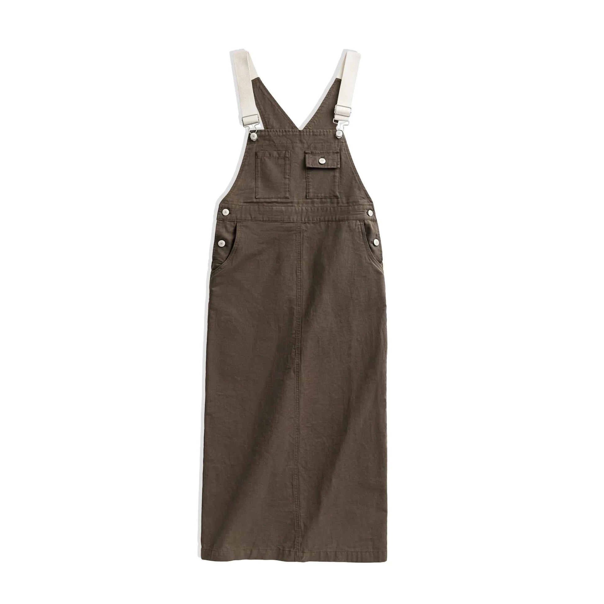 Maden 2024 New Women's Maillard Suspender Straight Skirt and Age-reducing Lazy Style Stackable Long Dress for Spring and Summer - M & M Global