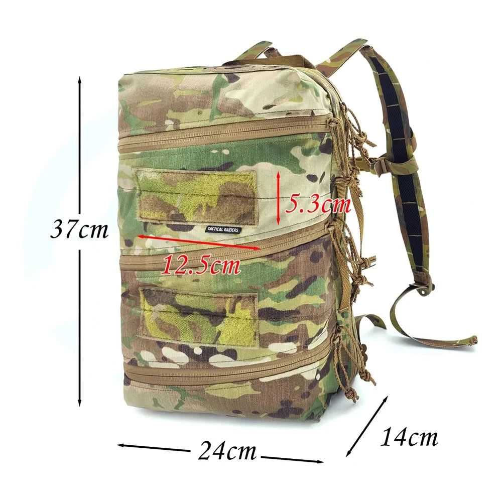 SS Style DELTA Bag Tactical Compact Assault Medical Bag Commuter Backpack - M & M Global
