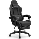 Dowinx Gaming Chair Fabric with Pocket Spring Cushion,Game Chair Cloth with Headrest, Ergonomic Computer Chair with Footrest
