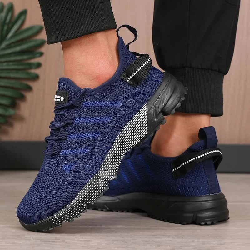 Hot Selling Men's Running Shoes Breathable Casual Non Slip Fashionable Trendy Outdoor Fitness Training Size 36-46 Sports Shoes - M & M Global