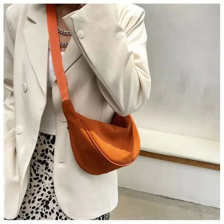 Ladies' fashionable leather PU handbag, designer shoulder bag, crossbody bag, armpit bag - M & M Global