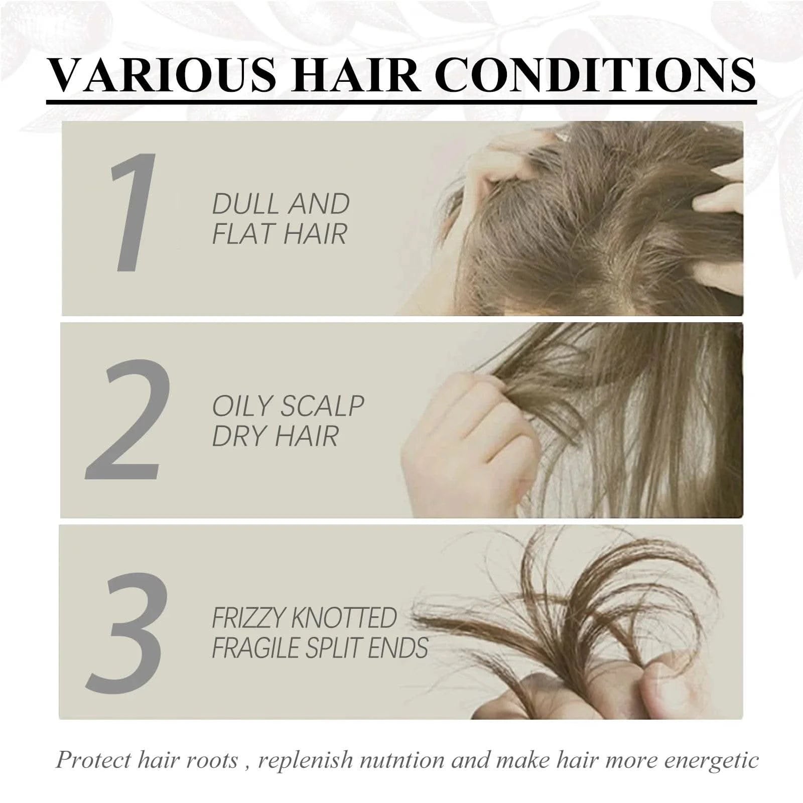 Collagen Hair Mask Repair Damage Dry Frizz Hair Keratin Treatment Soft Smoothing Shiny Deep Moisturizing Curly Hair Care Product - M & M Global