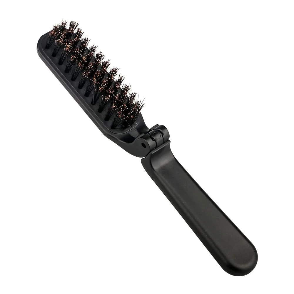 Natural Boar Bristle Beard Brush Men Facial Hair Cleaning Brush Professional Hairbrush Shaving Tools Beard Mustache Brushes - M & M Global