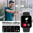 Hot Smart watch, multi-sport mode, call reminder, message reminder, custom wallpaper, compatible with iPhone/Android
