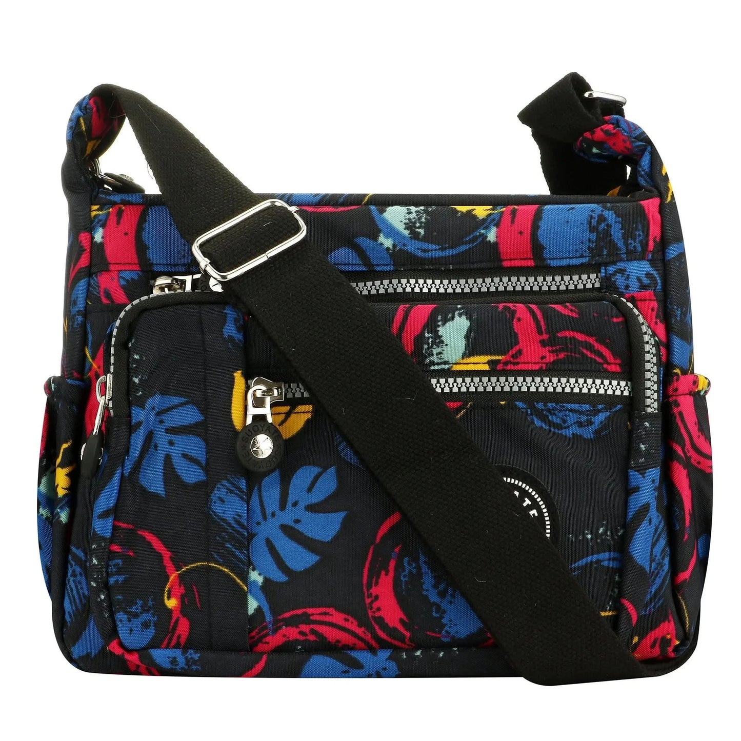 Large Capacity Nylon Crossbody Shoulder Bag for Home Use Middle-Aged And Elderly Women Casual Multi-Socket Slanting Bag - M & M Global