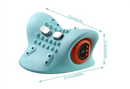 Portable EMS Neck Massager With Heat Low-Frequency Pulse Neck Cervical Spine Traction Relaxer Massage Pillow With Remote Control - M & M Global