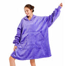Winter women's hooded pajamas, with pockets and cuffs, suitable for casual home wear, with plush lining, a great choice