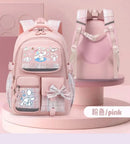 Sanrio Cinnamon Dog cute fashion print school bag for primary school students, stylish children's back-to-school backpack - M & M Global