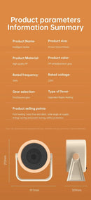 Small Portable Mini Heater High-quality PTC Ceramic Fast Heating 3 Heating Modes Multiple Protections Compact for Indoor