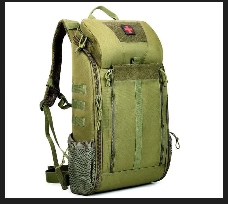 Tactical Outdoor Medical Backpack Large Capacity Camping Mountaineering Backpack Emergency Bag Multi-functional Storage Bag - M & M Global