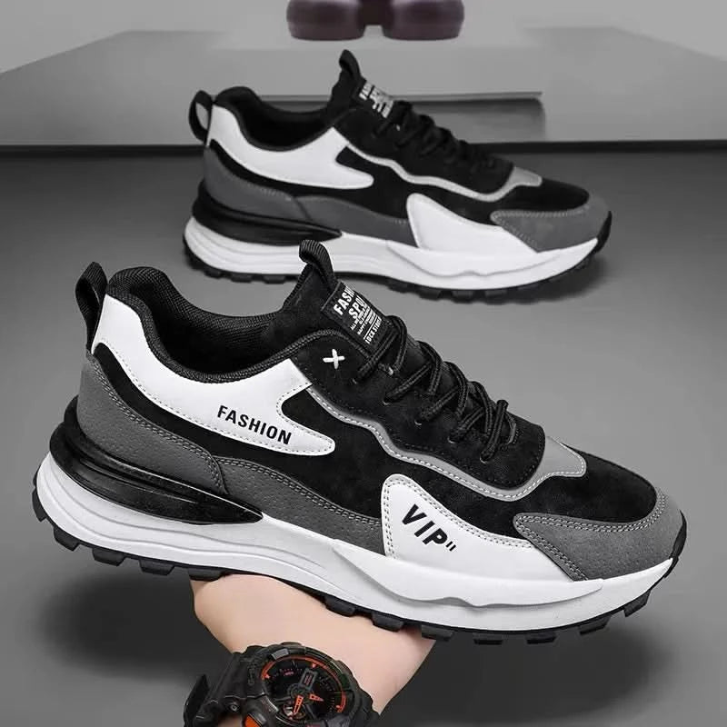 Summer men's new breathable Forrest Gump shoes men's sports shoes Korean version versatile thick sole casual running dad shoes - M & M Global