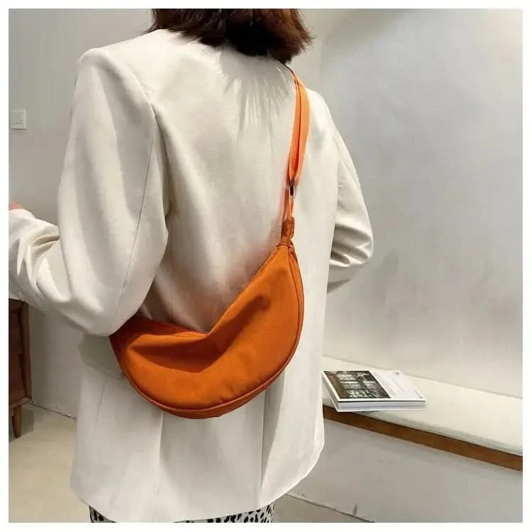 Ladies' fashionable leather PU handbag, designer shoulder bag, crossbody bag, armpit bag - M & M Global