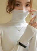 Autumn New Turtleneck basic Knitted Pullovers High-End Sense Temperament Long Sleeve Sweaters Fashion Slim Fit Bottoming Tops