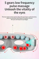 Eye Massager Acupoint Vibration Pulse Hot Compress Eye Care With Bluetooth Music Relieve Fatigue Visible Eye beauty instrument - M & M Global