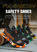 Soft-soled comfortable anti-smash and anti-puncture safety shoes