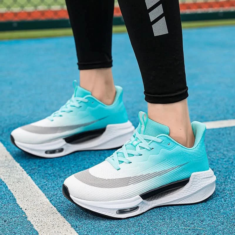 Men Running Sneaker Air Cushion Marathon Running Shoes Breathable Runner Trainers Women Platform Sports Shoes Speciality Sneaker - M & M Global